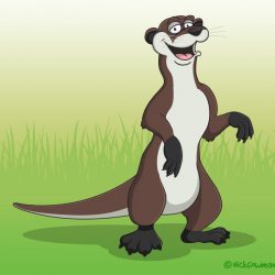 Cartoon Otter