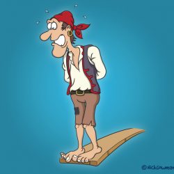 Walk The Plank Cartoon