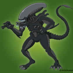 Xenomorph Cartoon