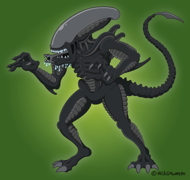 Xenomorph Cartoon