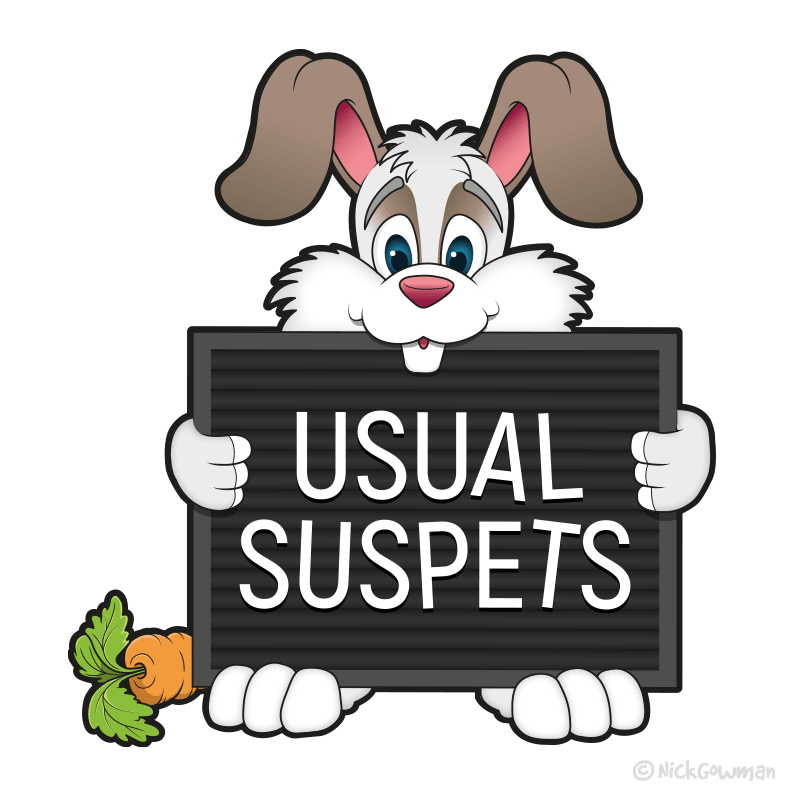 Usual Suspets Rabbit Logo