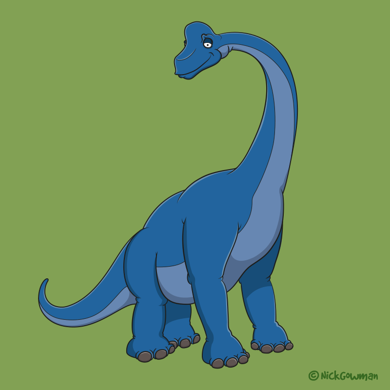 brachiosaurus cartoon