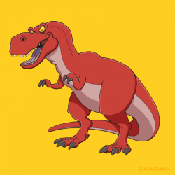 tyrannosaurus cartoon