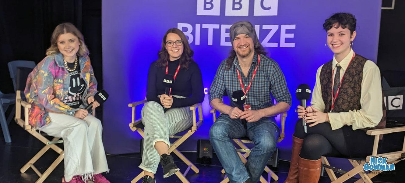 Nick Gowman on BBC Bitesize roadshow