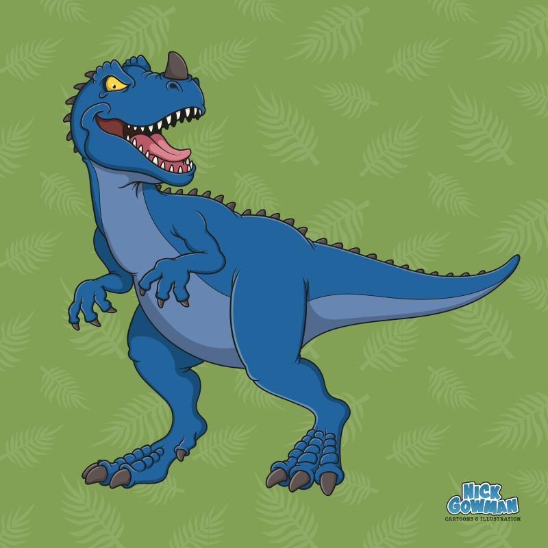 Cartoon Ceratosaurus