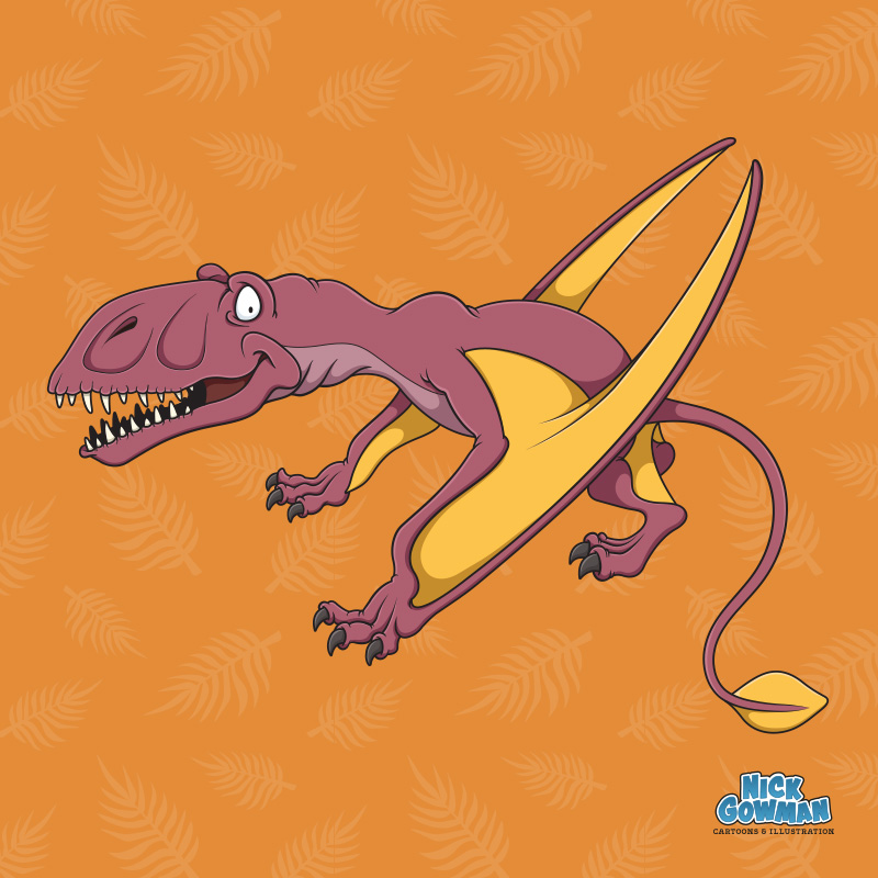 Cartoon Dimorphodon