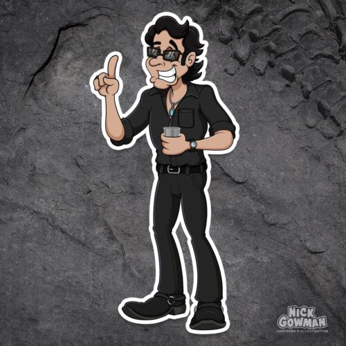 Cartoon Ian Malcolm