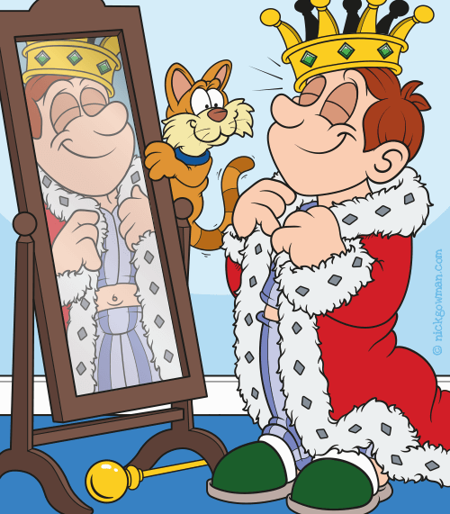 Cartoon King Boy