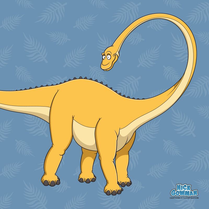 cartoon mamenchisaurus