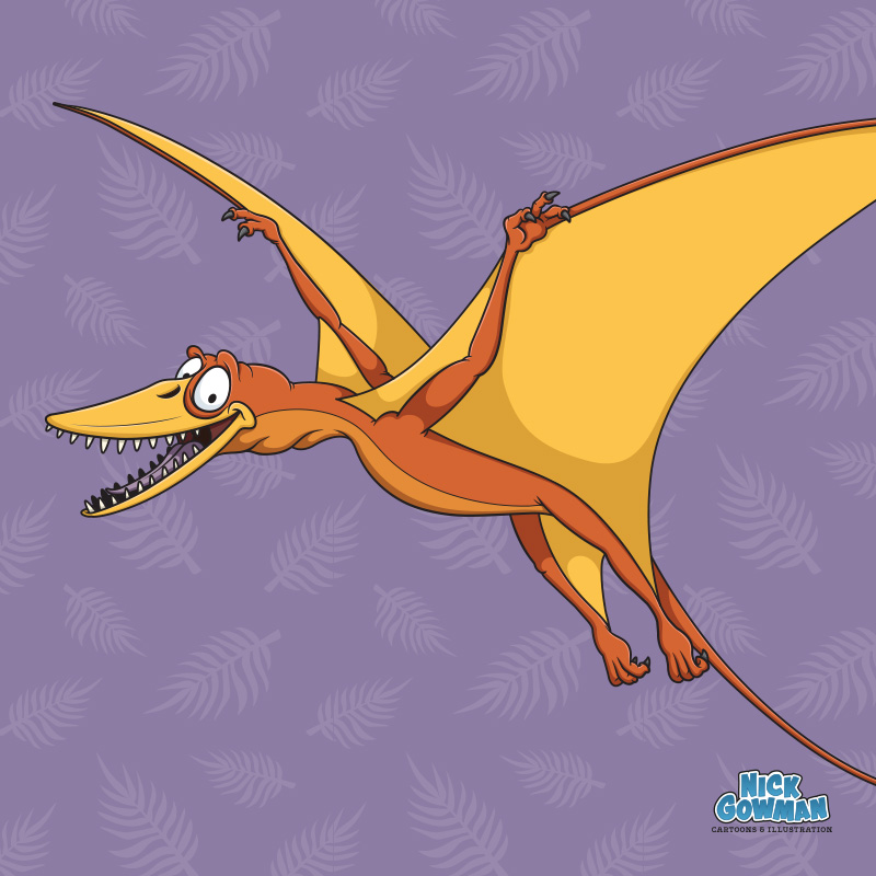 Cartoon Ramphorhynchus