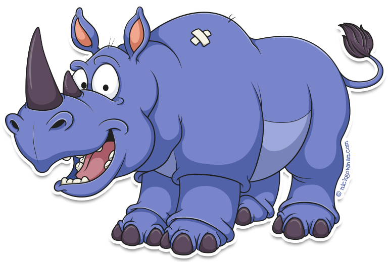 Cartoon Rhino