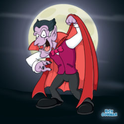 cartoon vampire