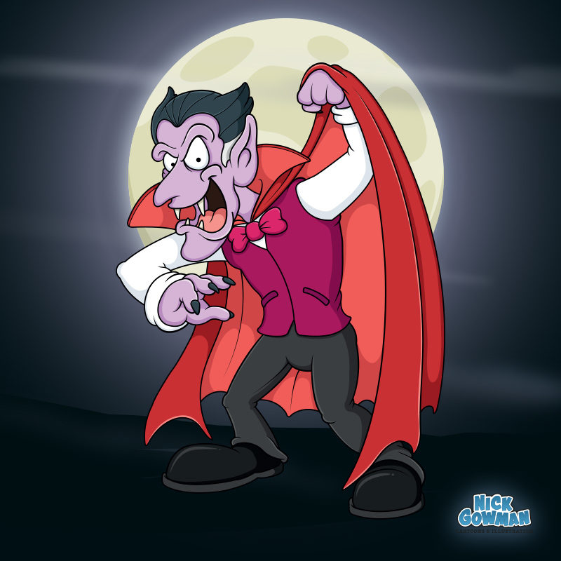 cartoon vampire