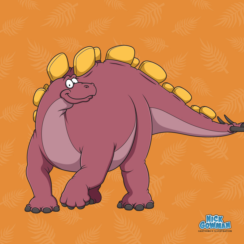 cartoon wuerhosaurus