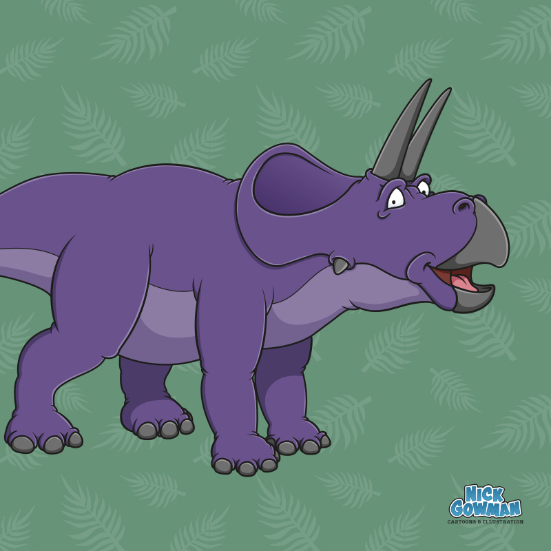 cartoon zuniceratops