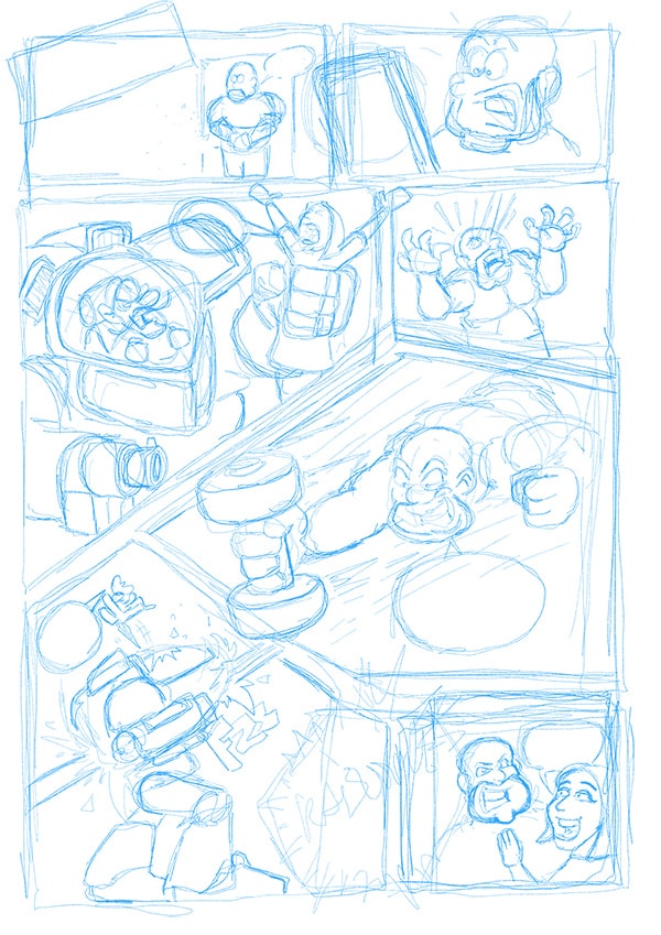 1. Initial layout