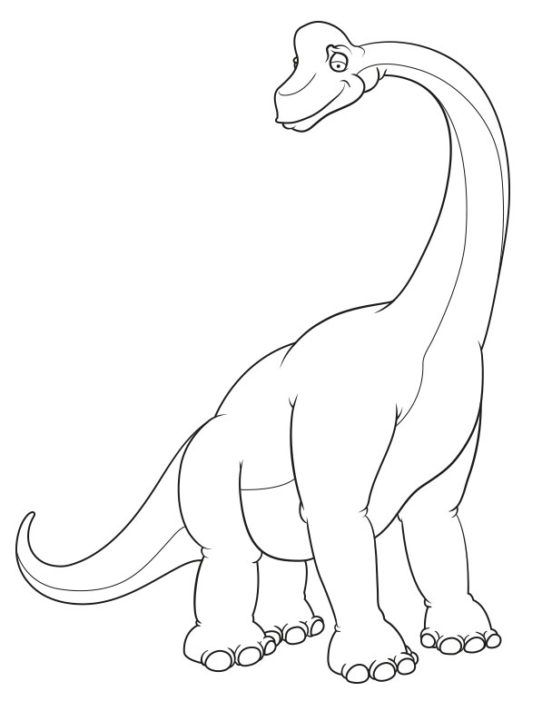  Inking my cartoon dinosaur sketch