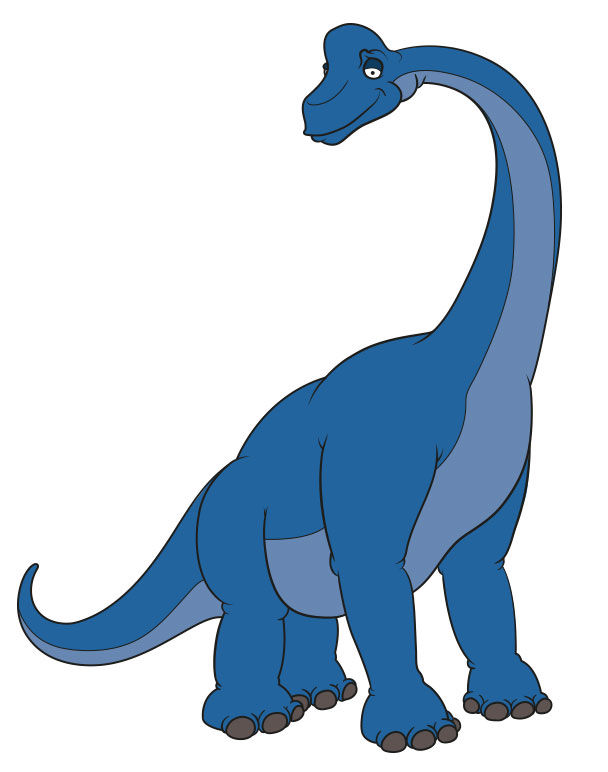  Adding colour to my cartoon dinosaur