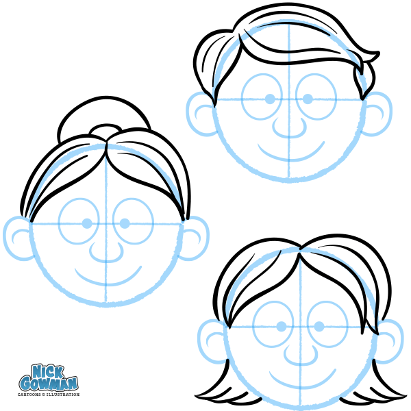 How To Draw Cartoon Faces A Step By Step Drawing Guide For Beginners