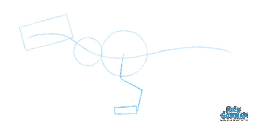 How to draw cartoon dinosaurs step 3