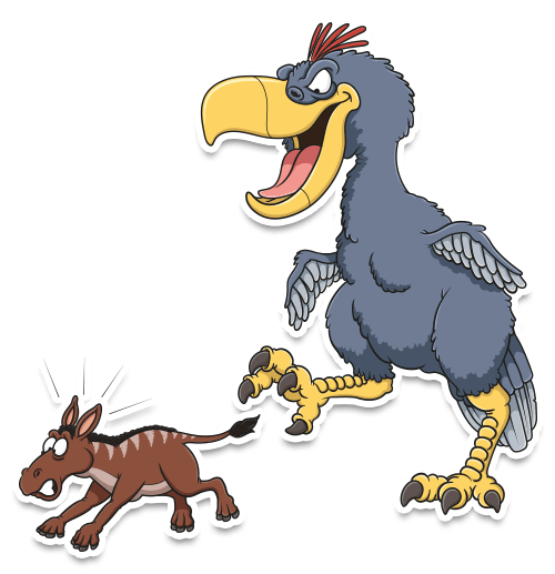 prehistoric bird paraphysornis prehistoric bird paraphysornis