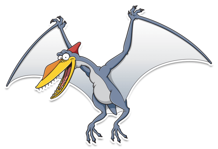 cartoon pterosaur