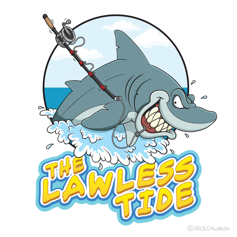 The Lawless Tide Shark Logo